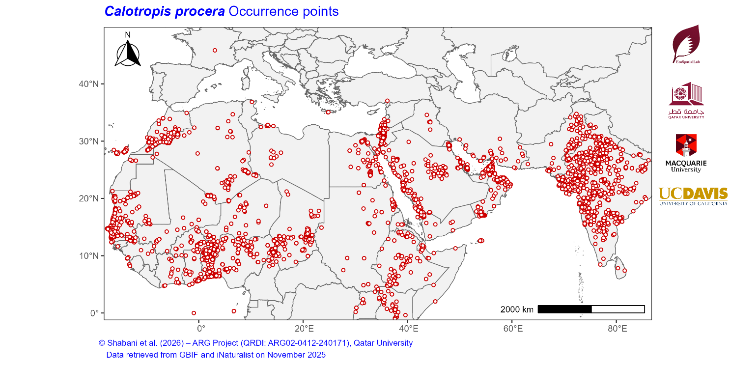 Occurrence map example