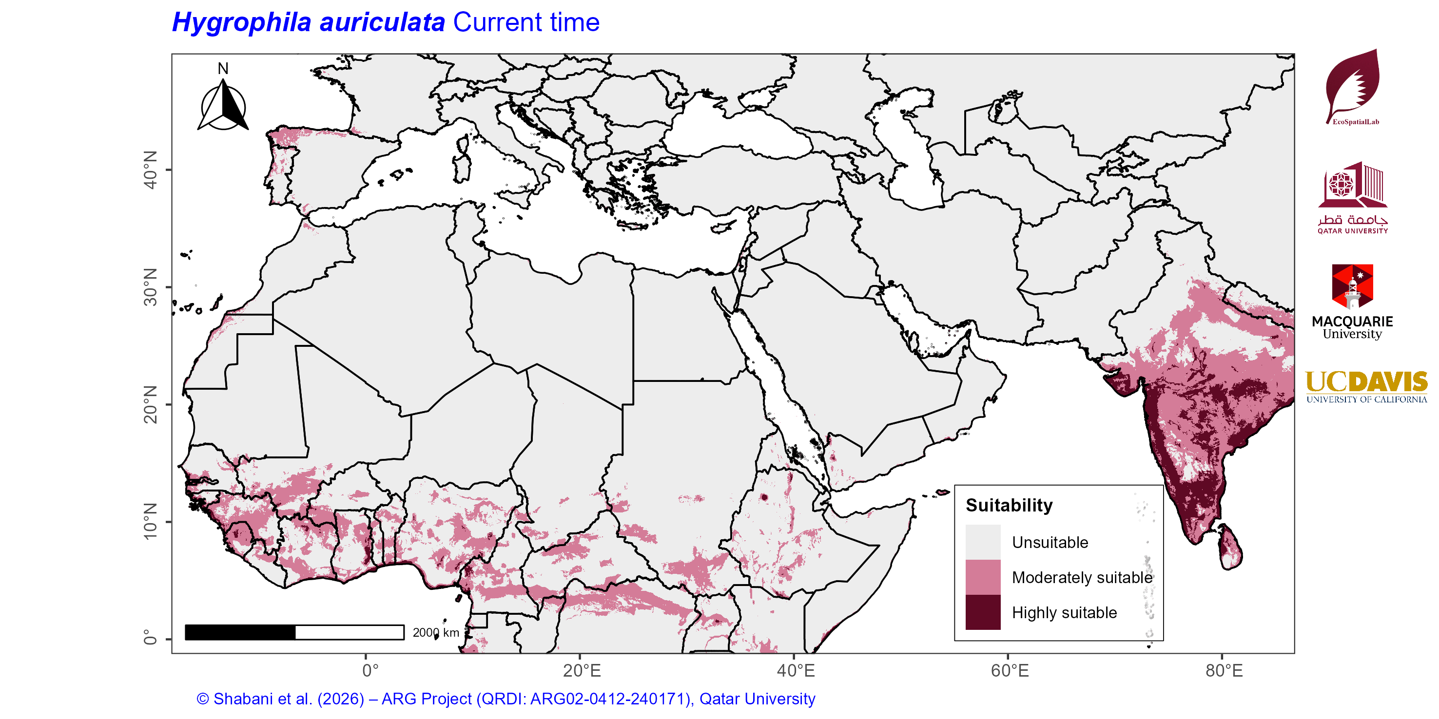 Projected Climate Suitability in the Mediterranean–Middle East–North Africa Dryland Belt Current