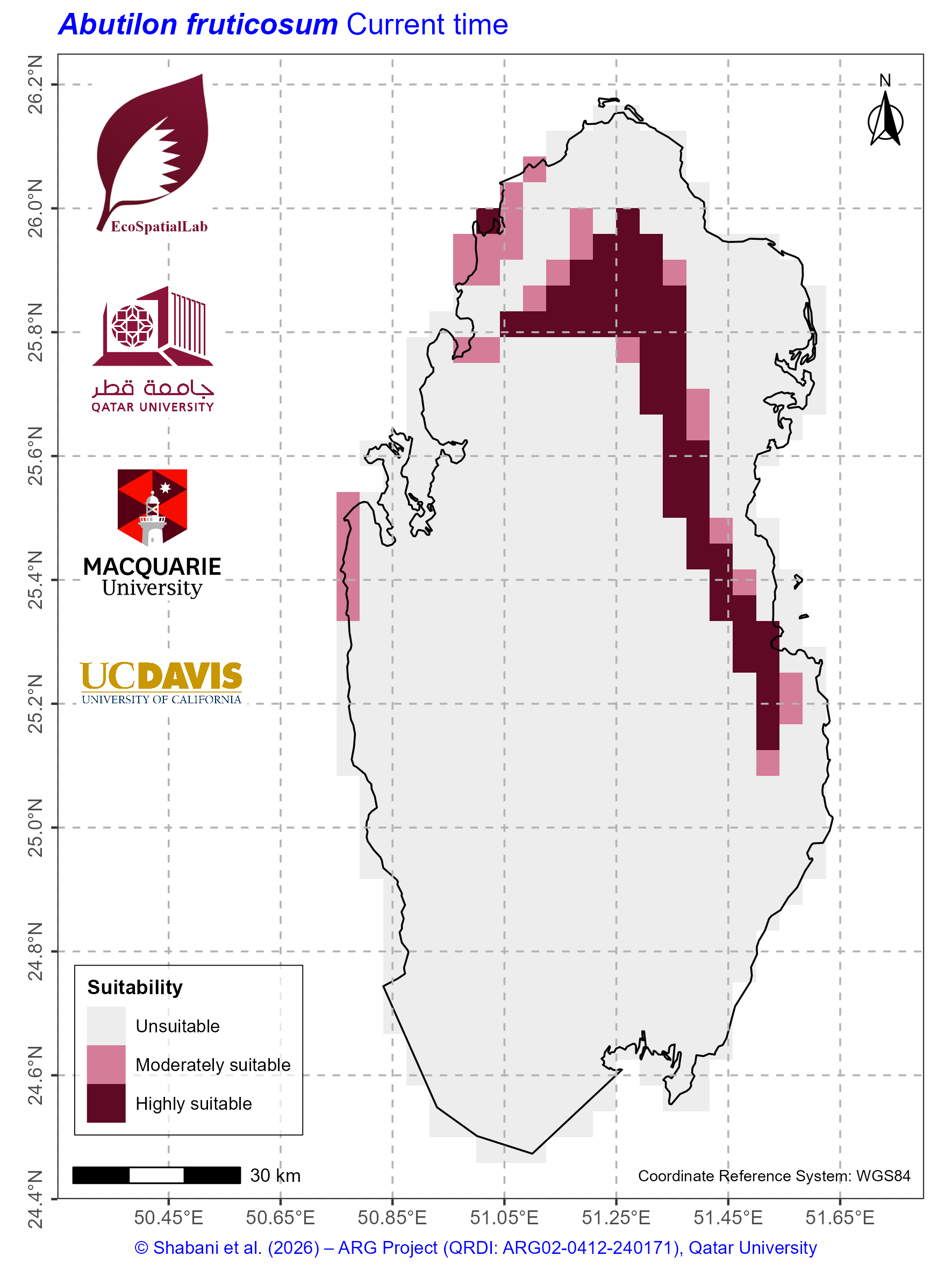 Qatar Climate Suitability Current