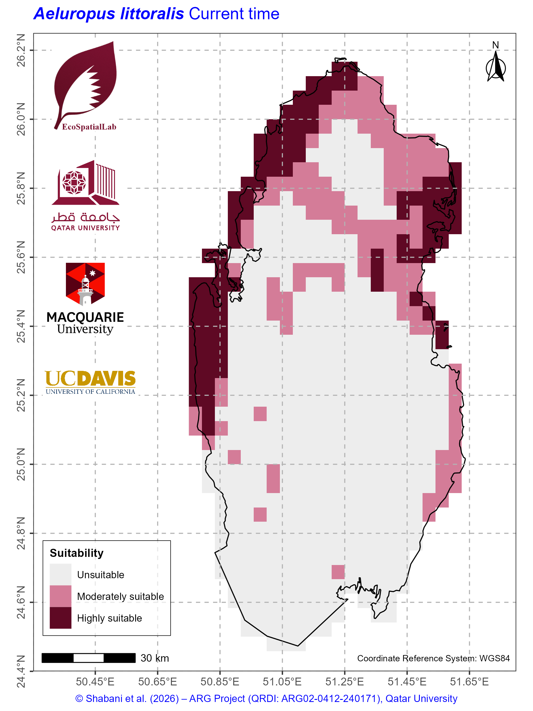 Qatar Climate Suitability Current