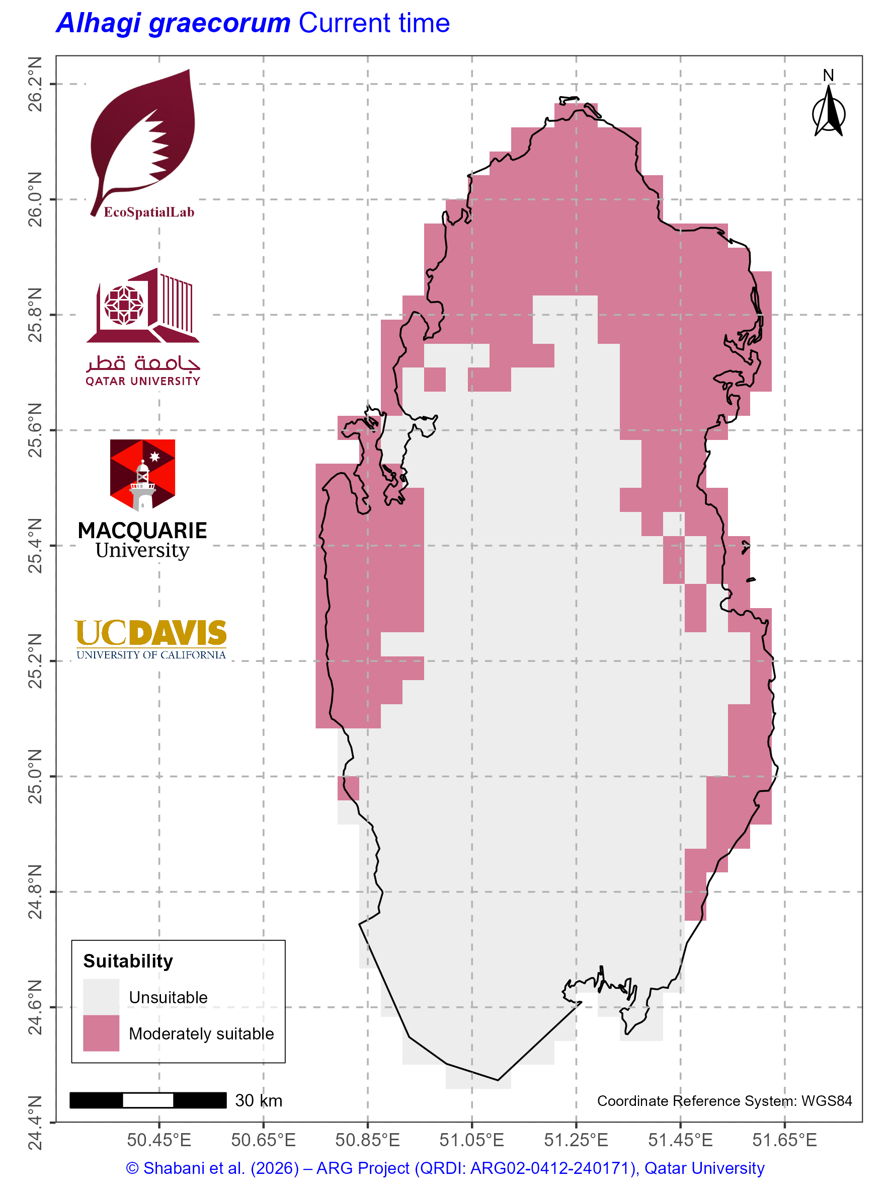 Qatar Climate Suitability Current
