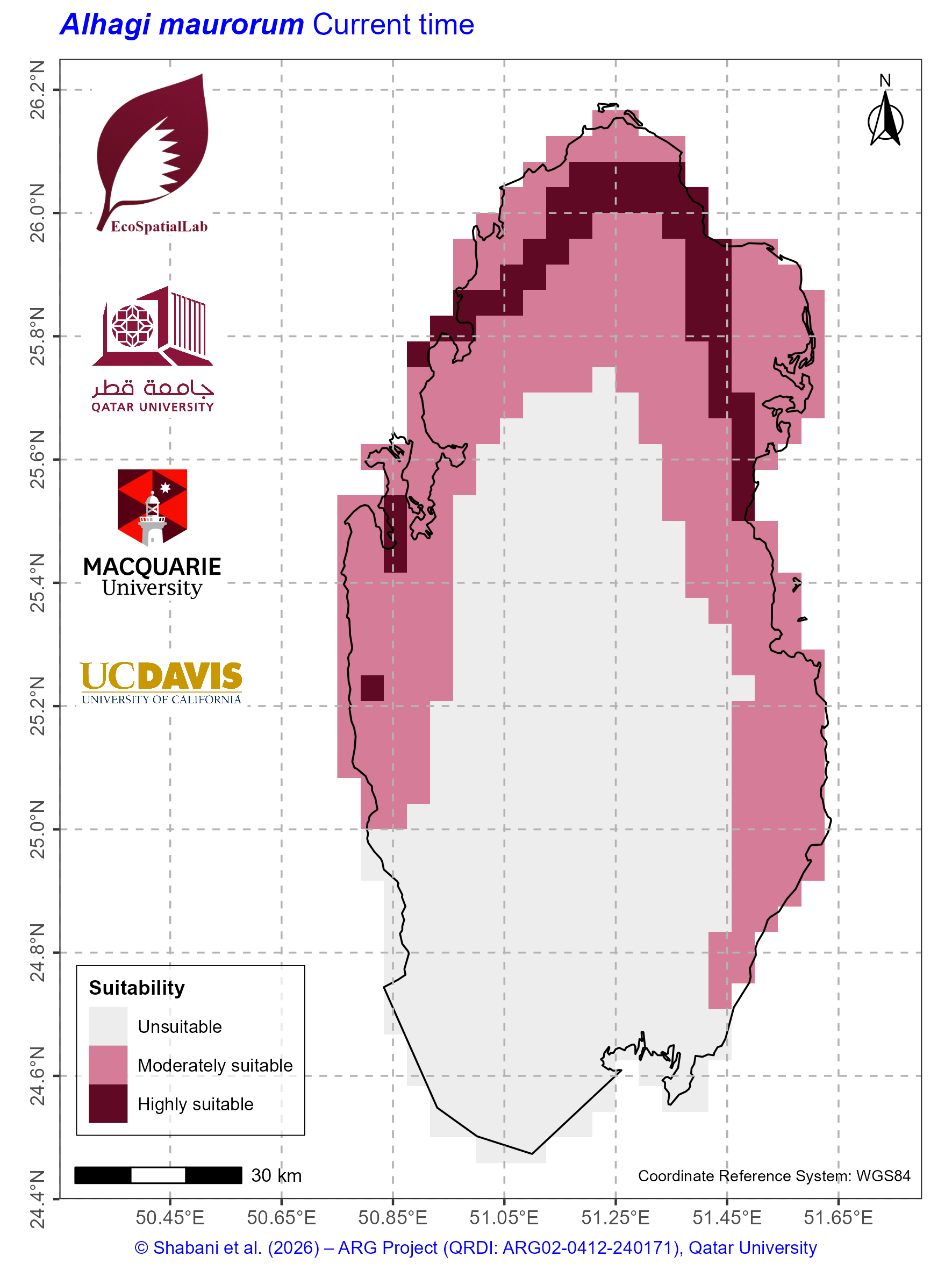 Qatar Climate Suitability Current