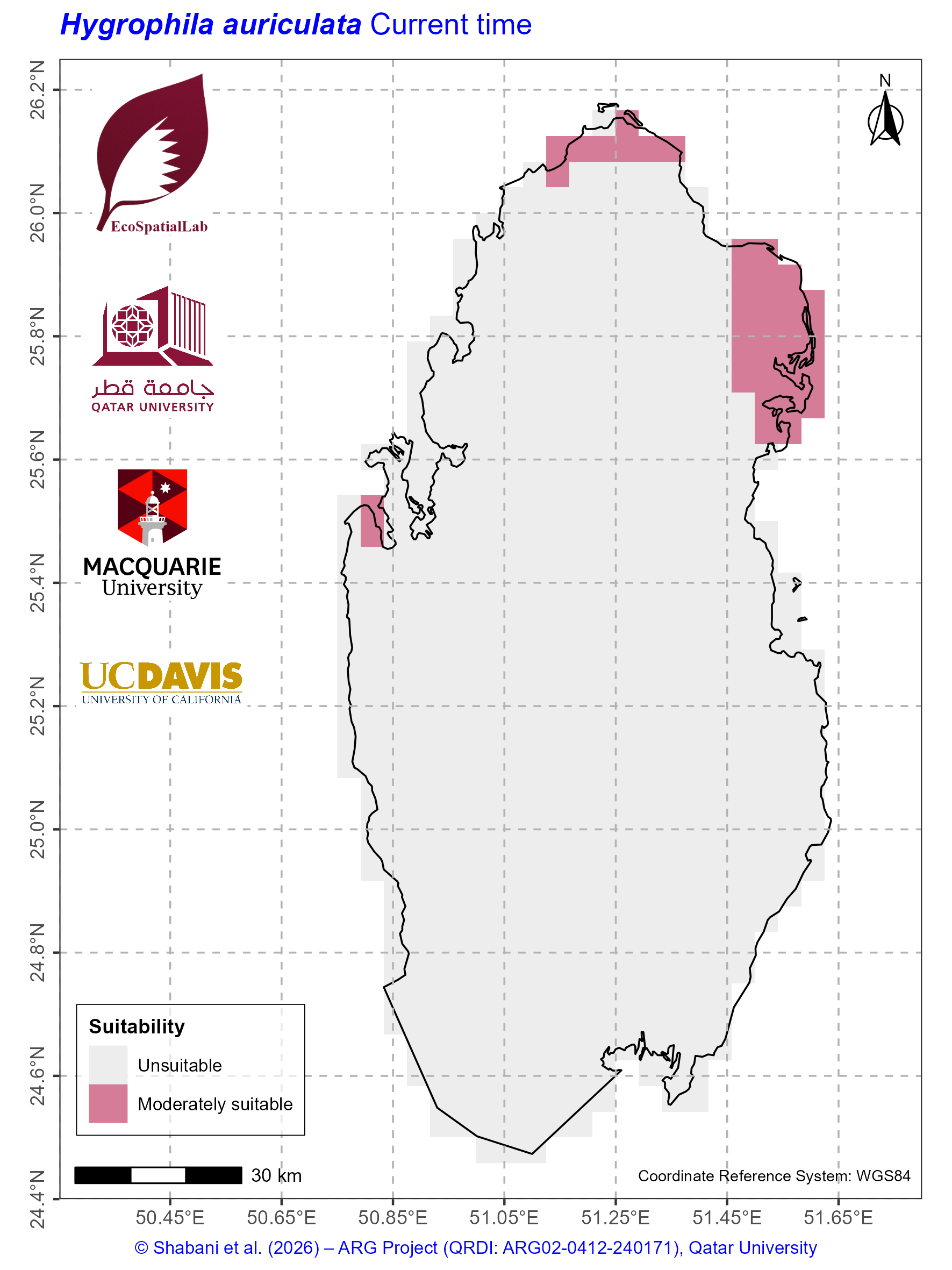 Qatar Climate Suitability Current
