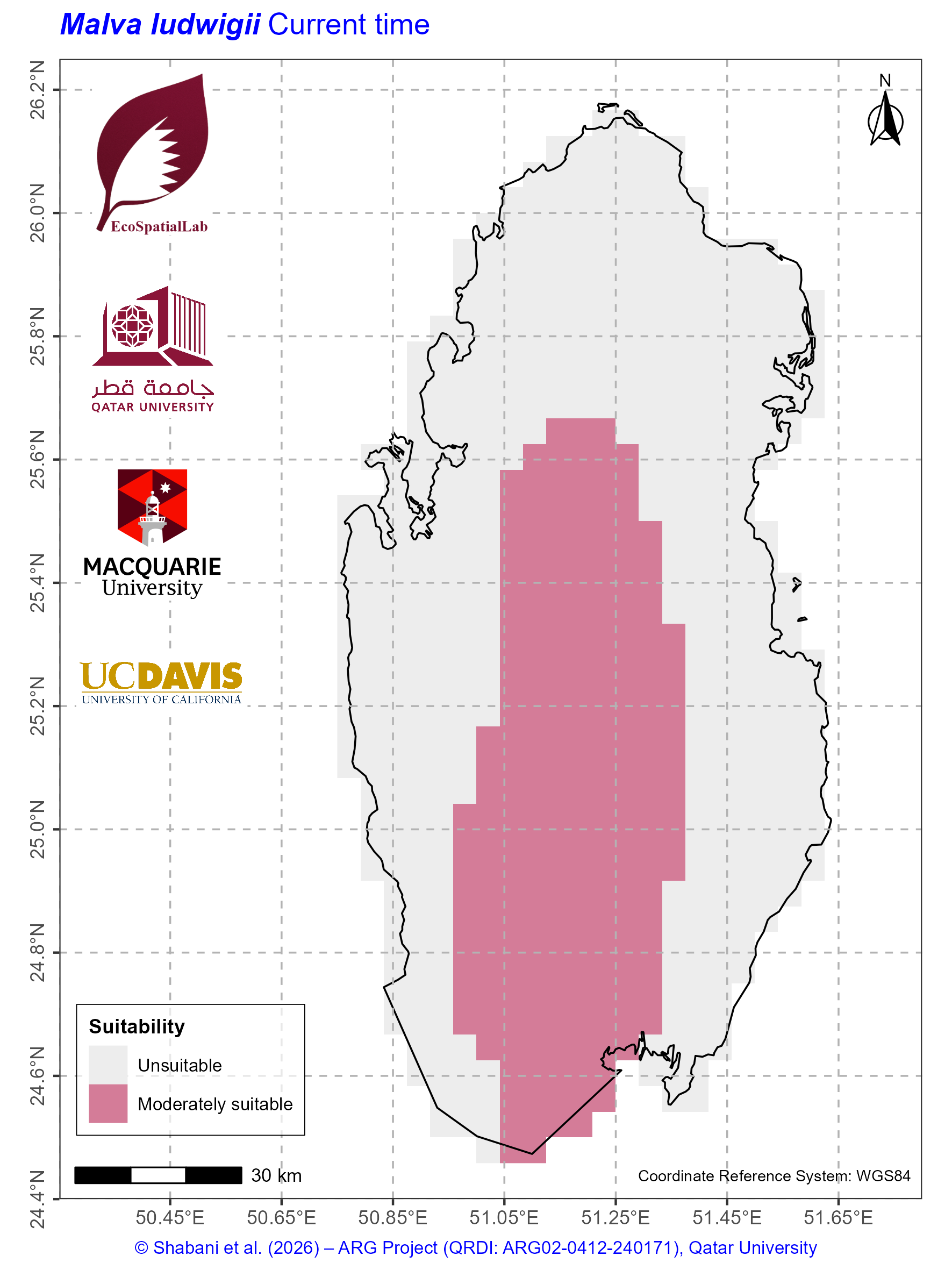 Qatar Climate Suitability Current