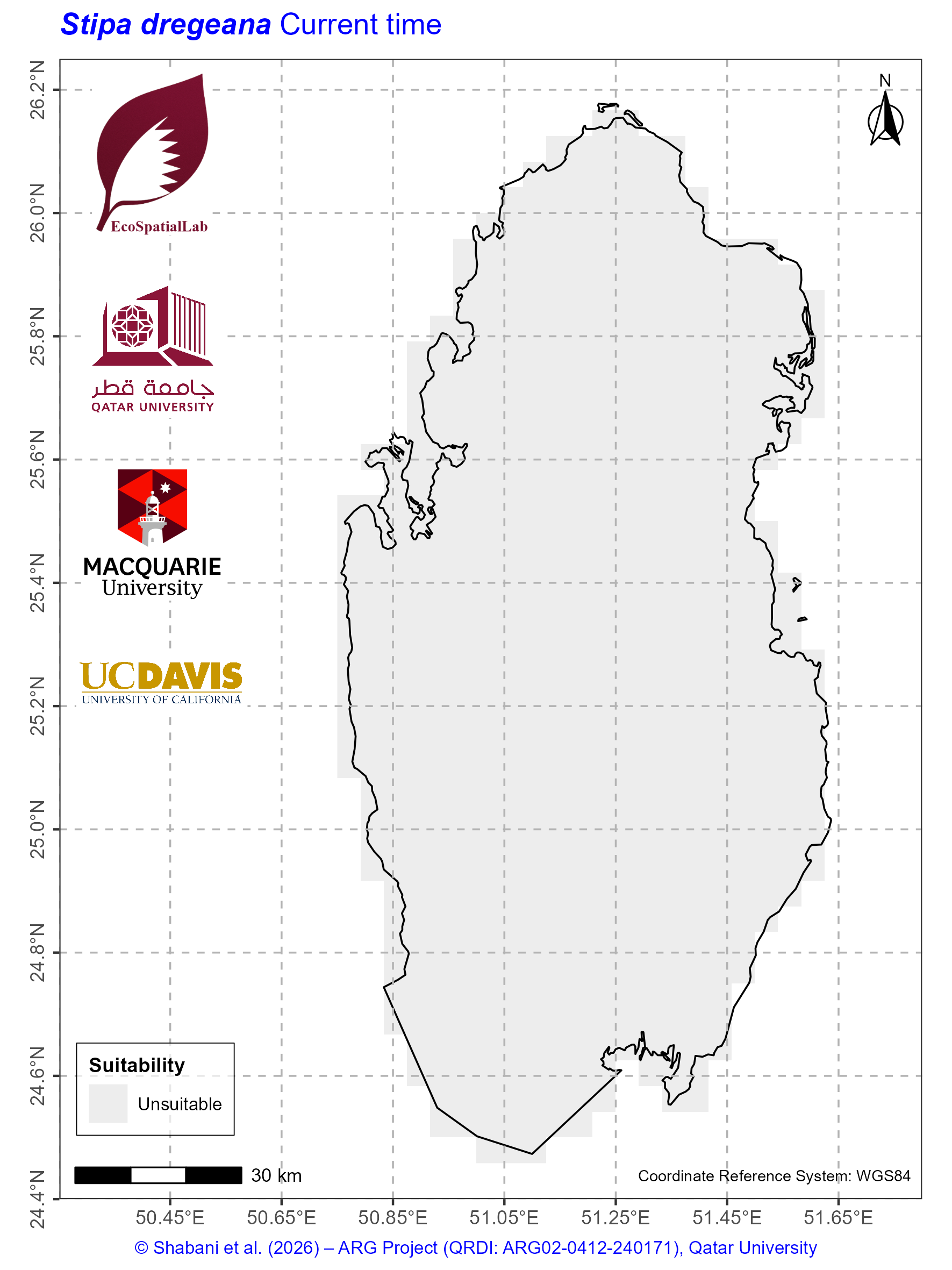 Qatar Climate Suitability Current